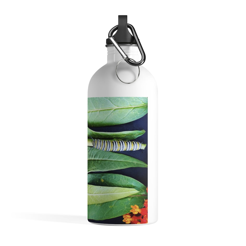 Monarch Love - Caterpillars - Stainless Steel Water Bottle