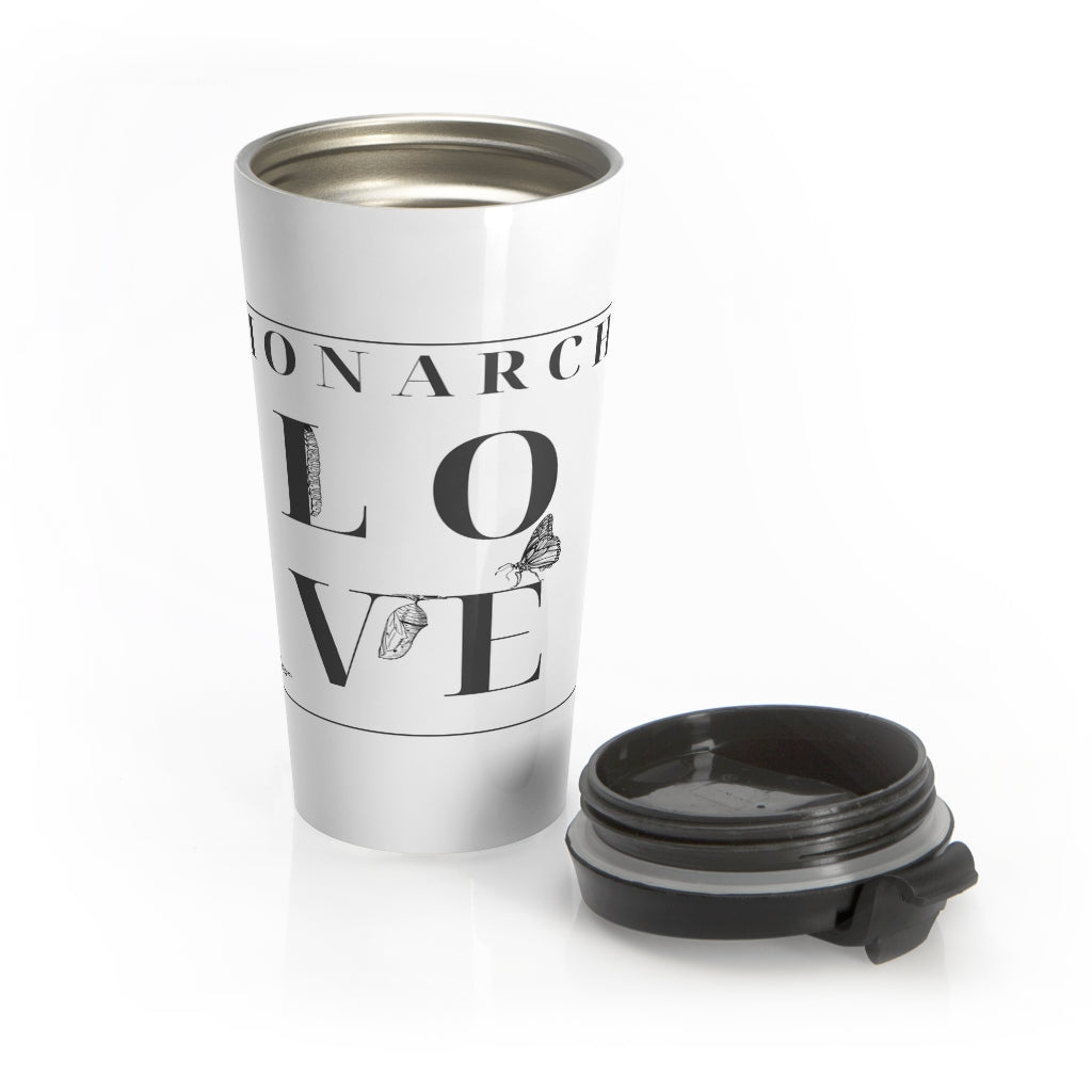 Monarch Love - Stainless Steel Travel Mug