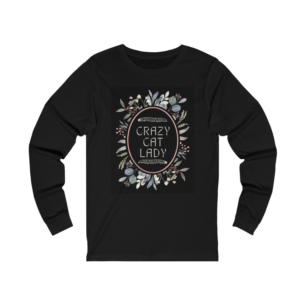 Monarch Love - Crazy Cat Lady - Unisex Jersey Long Sleeve Tee