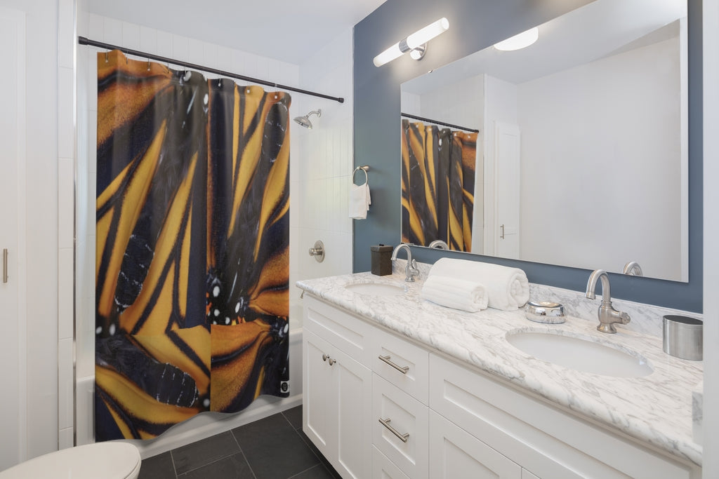 Monarch Love - Shower Curtains