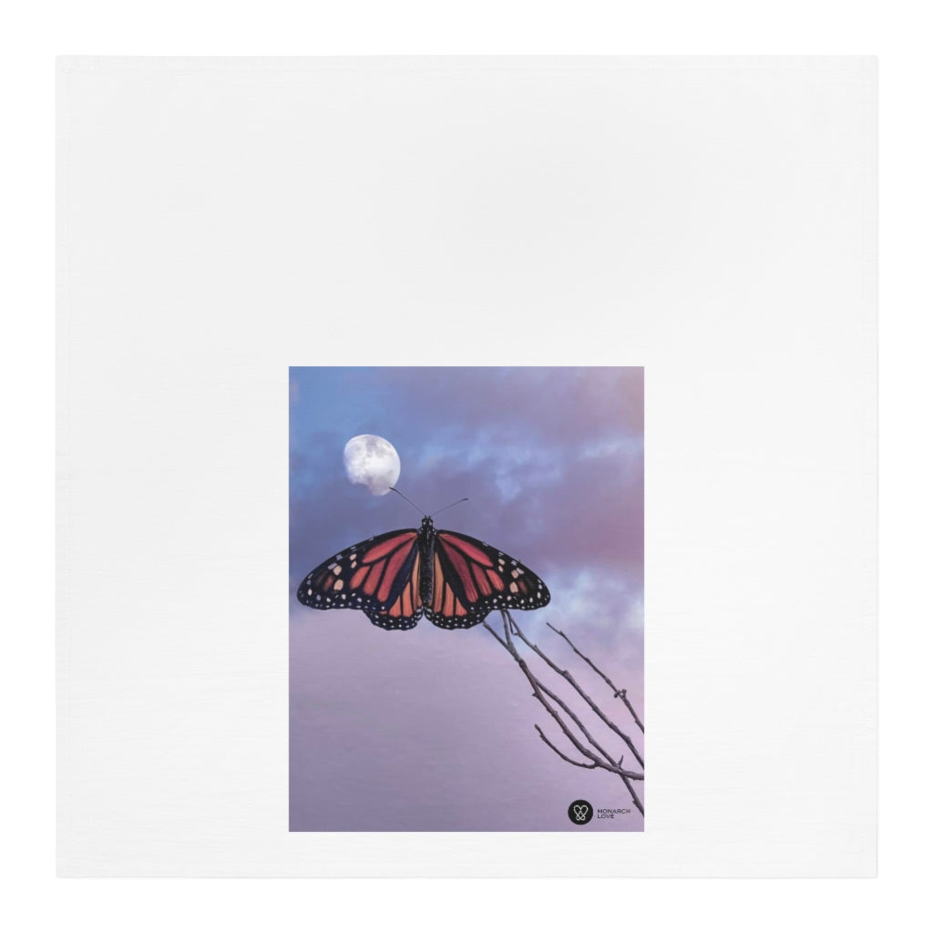 Monarch - Butterfly and the Moon - Tea Towel