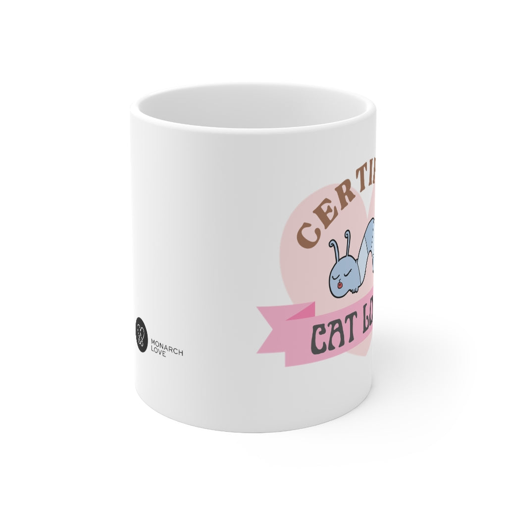 Monarch Love - Certified Cat Lover - Mug 11oz