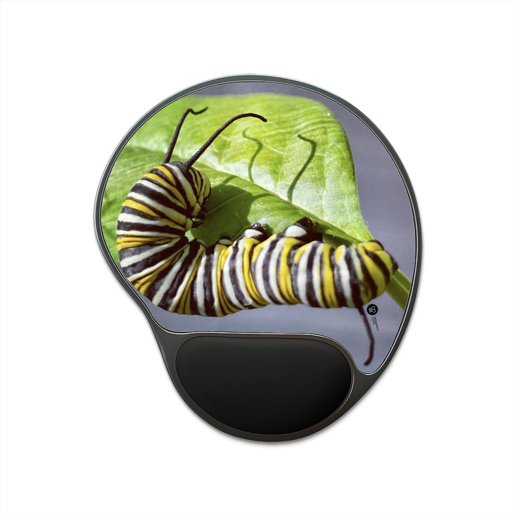 Monarch Love - Caterpillar - Mouse Pad With Wrist Rest