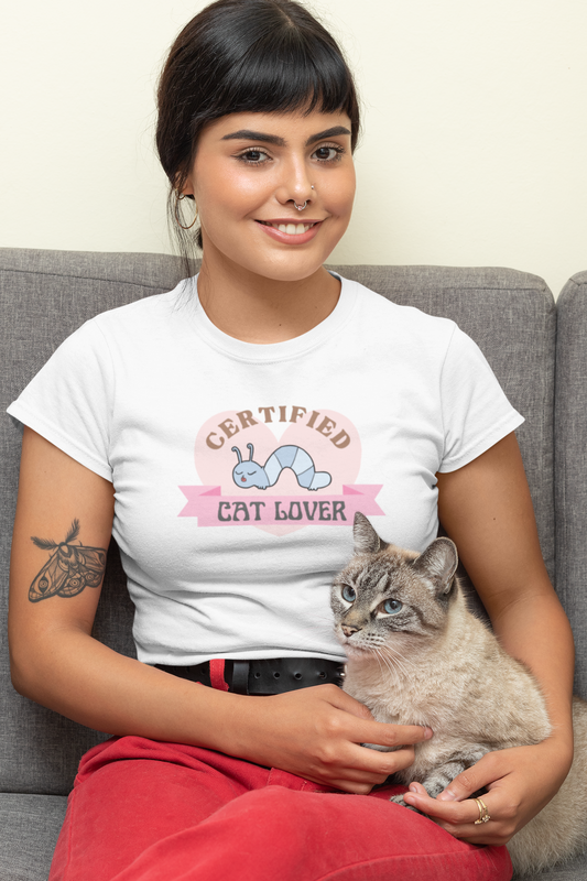 Monarch Love - Certified Cat Lover - Unisex Jersey Short Sleeve Tee