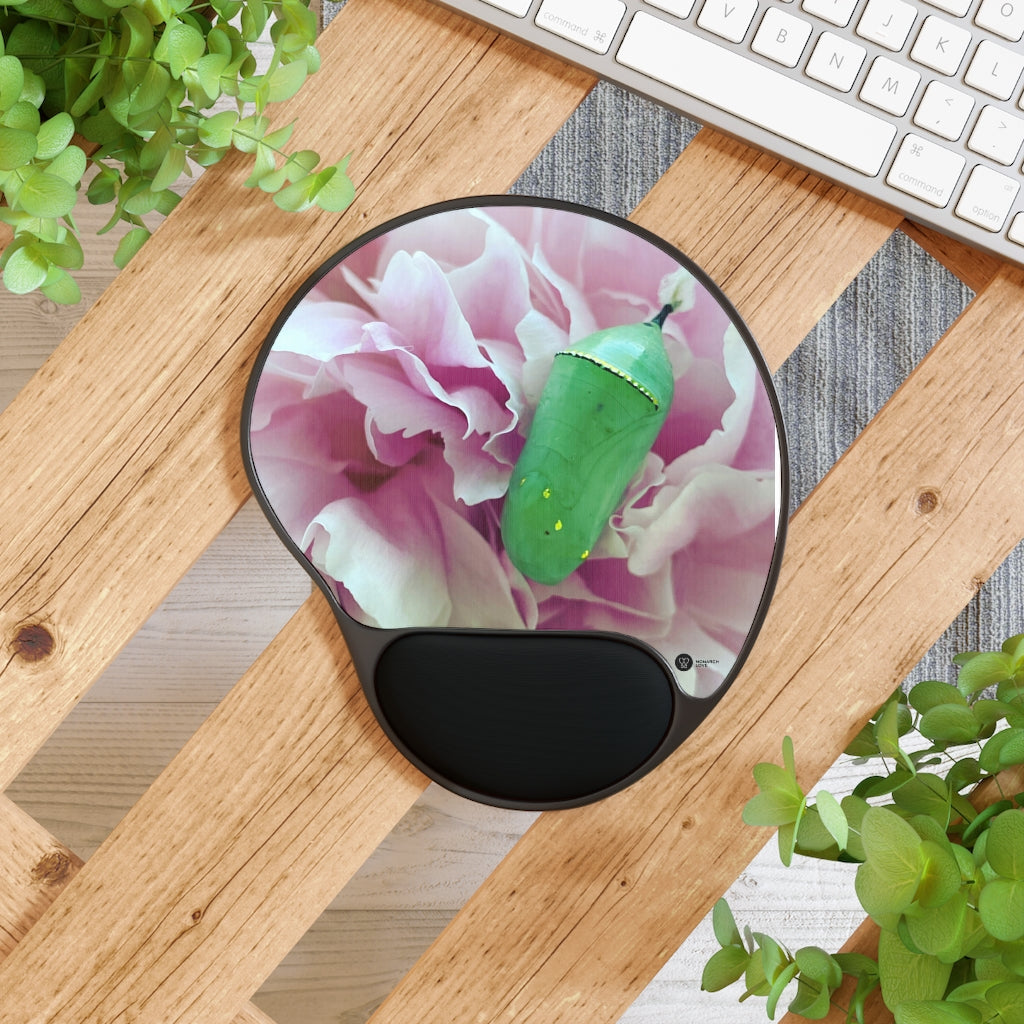 Monarch Love - Chrysalis - Mouse Pad With Wrist Rest