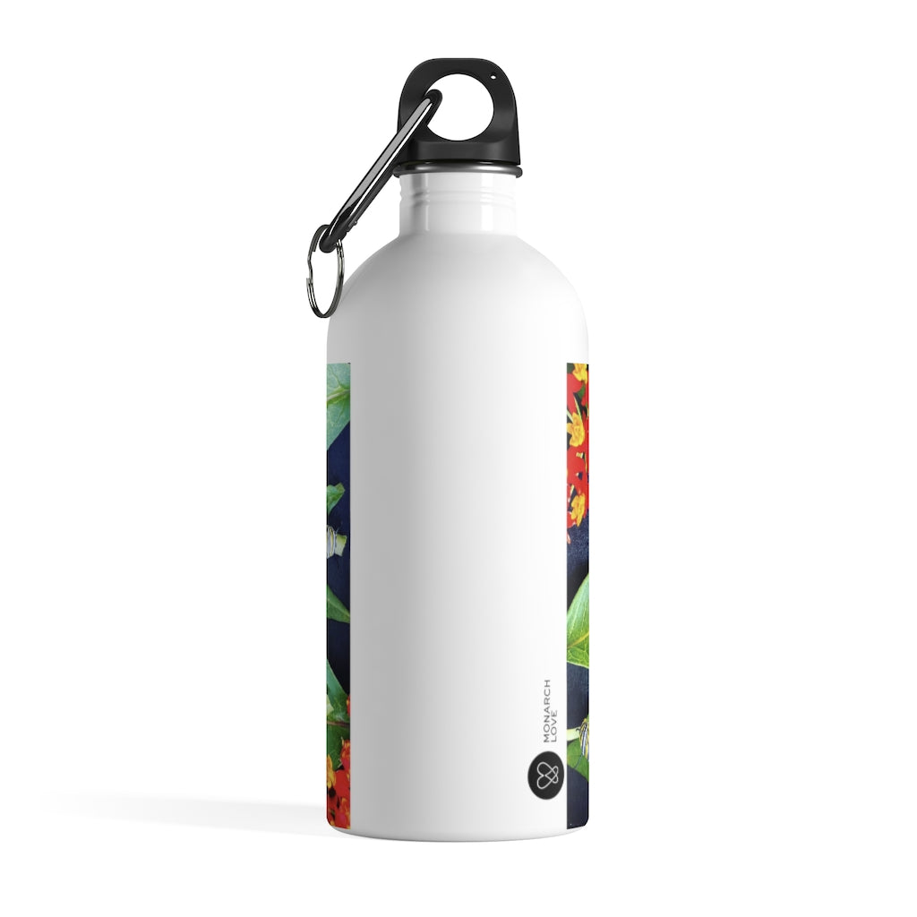 Monarch Love - Caterpillars - Stainless Steel Water Bottle