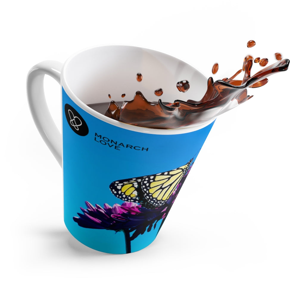 Monarch Love - Surreal Butterfly - Latte Mug