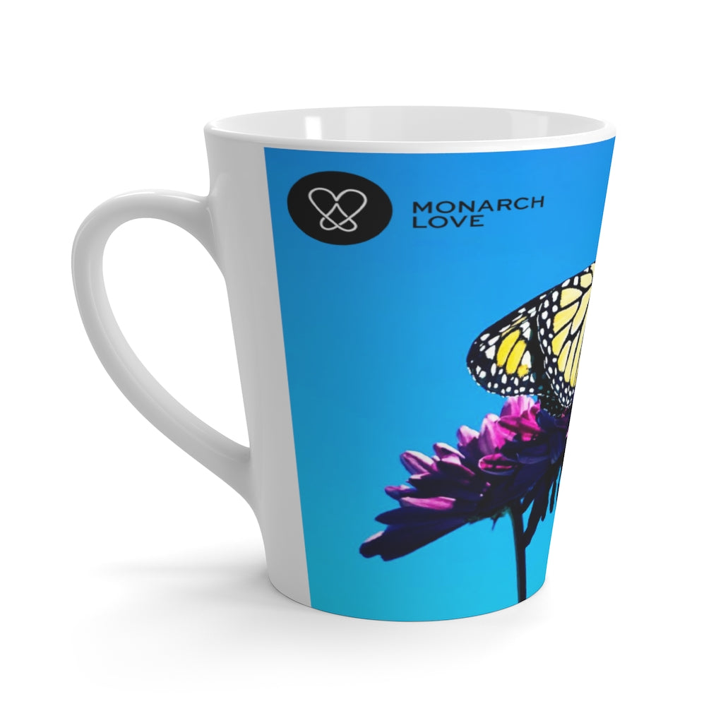 Monarch Love - Surreal Butterfly - Latte Mug