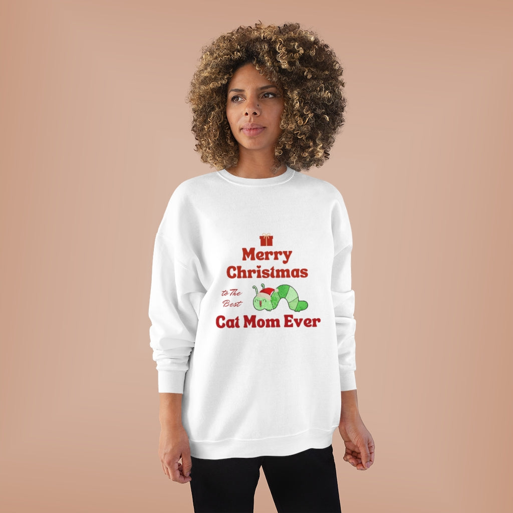 Monarch Love - Best Cat Mom Ever - EccoSmart® Crewneck Sweatshirt