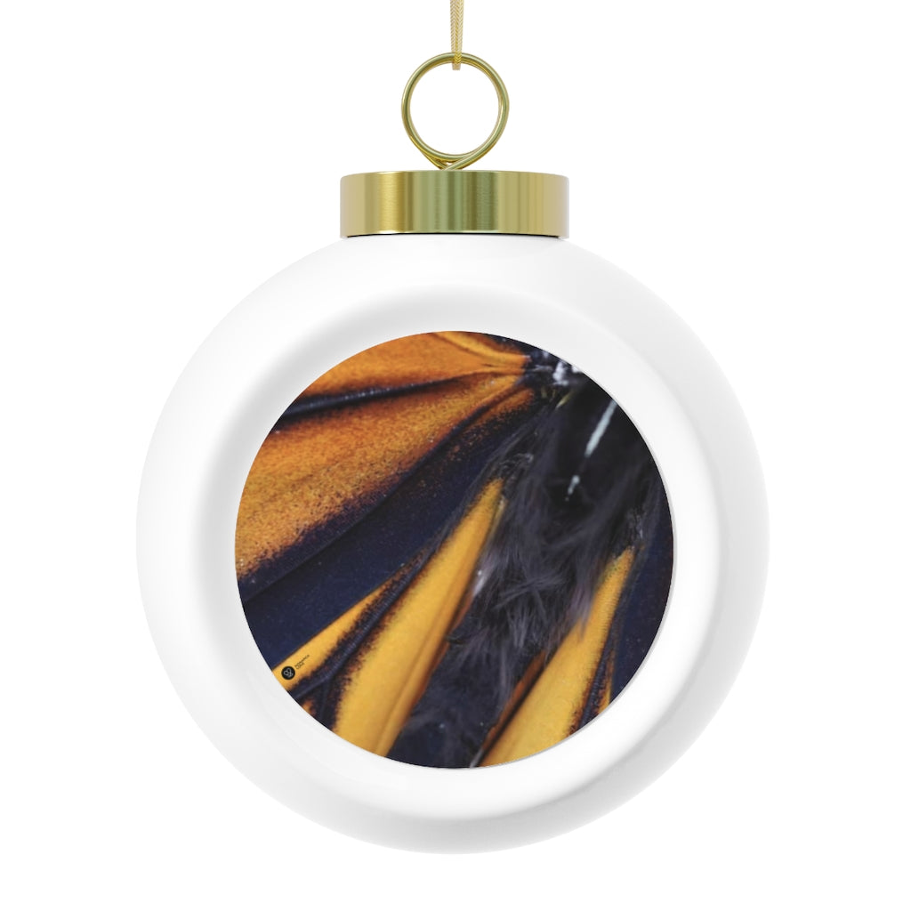 Monarch Love - Christmas Ball Ornament