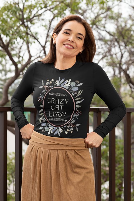 Monarch Love - Crazy Cat Lady - Unisex Jersey Long Sleeve Tee