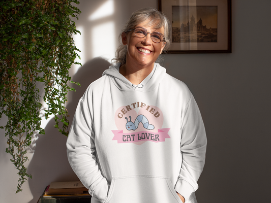 Monarch Love - Certified Cat Lover - Unisex Heavy Blend™ Hooded Sweatshirt