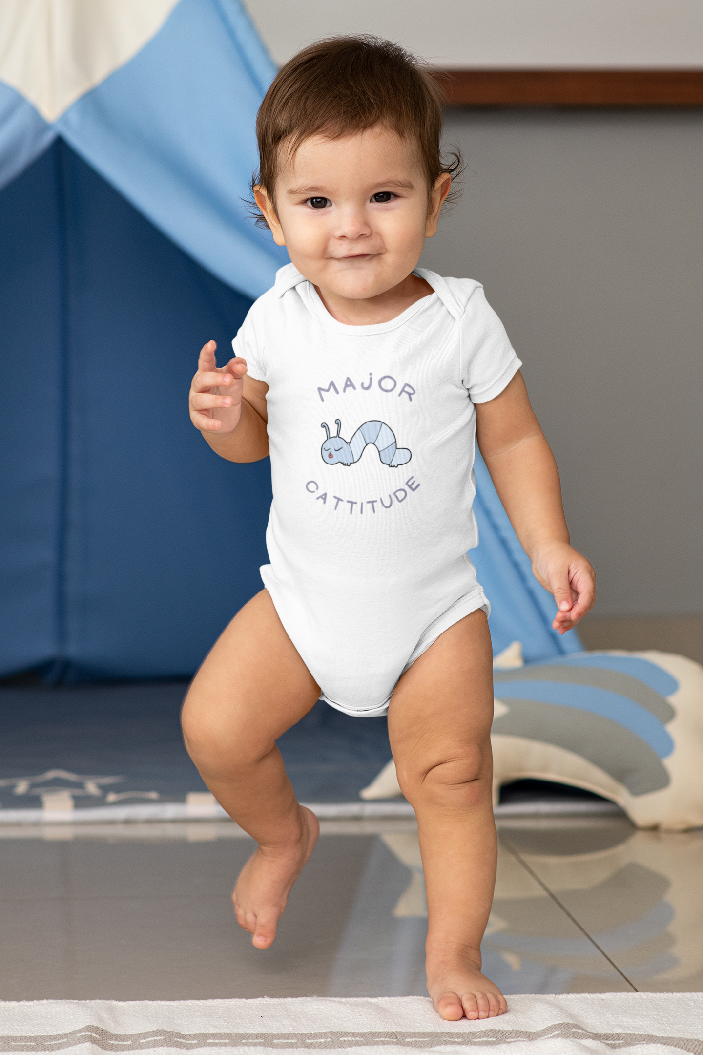 Monarch Love - Major Cattitude - Infant Fine Jersey Bodysuit